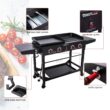 Royal Gourmet Black 4-Burner Liquid Propane Gas Grill