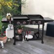 Royal Gourmet Black 4-Burner Liquid Propane Gas Grill