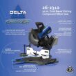 Delta Cruzer 10-in 15-Amp Dual Bevel Sliding Compound Corded Miter Saw