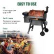 Z GRILLS Backyard Warrior ZPG-7002C3E with PID Controller 697-Sq in Bronze Pellet Grill