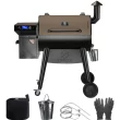 Z GRILLS Backyard Warrior ZPG-7002C3E with PID Controller 697-Sq in Bronze Pellet Grill