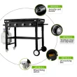 SKOYON 4-Burner Outdoor Gas Grill Propane Griddle Cooking Station