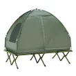 Outsunny 2 Person Foldable Camping Cot, Portable Outdoor with Sleeping Bag & Thick Air Mattress, Multifunctional Elevated Camping Bed Tent for 2 Outsunny 2 Person Foldable Camping Cot, Portable Outdoor with Sleeping Bag & Thick Air Mattress, Multifunctional Elevated Camping Bed Tent for 2