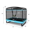 Costway 6FT Kids Recreational Trampoline W/Swing Safety Enclosure Indoor/Outdoor