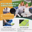 Costway 12FT Recreational Trampoline w/ Basketball Hoop Safety Enclosure Net Ladder