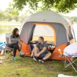 Core Equipment 4 Person Straight Wall Tent - Orange