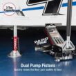 SUNEX TOOLS 6603ASJPK 3-Ton Aluminum Floor Jack with Jack Stands