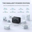 BLUETTI EB70GR 800W Continuous/1400W Peak Output Power Station EB70S Gray Push Button Start LiFePO4 Battery Solar Generator