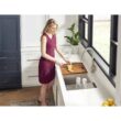 Ruvati Roma Pro 16 Stainless Steel Gauge 30 in Single Bowl Undermount Workstation Rounded Corners Ledge Kitchen Sink