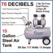 California Air Tools 15020C 15 Gal. 2.0 HP Ultra Quiet and Oil-Free Air Compressor
