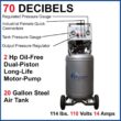California Air Tools 20020 20 Gal. 2.0 HP Ultra Quiet and Oil-Free Electric Air Compressor