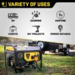 Champion Power Equipment 200970 4550/3650-Watt Gasoline and Propane Powered Dual Fuel Portable Generator with CO Shield