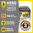 Champion Power Equipment 200970 4550/3650-Watt Gasoline and Propane Powered Dual Fuel Portable Generator with CO Shield