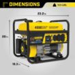 Champion Power Equipment 201119 4550/3650-Watt Gasoline Powered Portable Generator with CO Shield