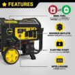 Champion Power Equipment 201157 4550/3650-Watt Electric Start Gasoline and Propane Powered Dual Fuel Portable Generator with CO Shield