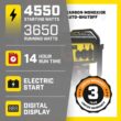 Champion Power Equipment 201157 4550/3650-Watt Electric Start Gasoline and Propane Powered Dual Fuel Portable Generator with CO Shield