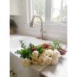 SINKOLOGY Josephine 34 in. 3-Hole Quick-Fit Farmhouse Apron Front Drop-in Single Bowl Crisp White Fireclay Kitchen Sink