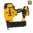 DEWALT DCN680D1DCB203 20V MAX XR Lithium-Ion 18-Gauge Cordless Brad Nailer Kit, (3) 2.0Ah Batteries, Charger, and Bag