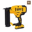 DEWALT DCN680D1DCB203 20V MAX XR Lithium-Ion 18-Gauge Cordless Brad Nailer Kit, (3) 2.0Ah Batteries, Charger, and Bag