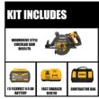 DEWALT FLEXVOLT 60V MAX 7-1/4 in. Cordless Worm Drive Style Saw with 9.0Ah Battery Kit