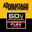 DEWALT FLEXVOLT 60V MAX 16in. Brushless Cordless Battery Powered Chainsaw Kit with (1) FLEXVOLT 2 Ah Battery & Charger