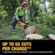 DEWALT FLEXVOLT 60V MAX 18 in. Brushless Cordless Battery Powered Chainsaw Kit with (1) FLEXVOLT 3 Ah Battery & Charger DEWALT FLEXVOLT 60V MAX 18 in. Brushless Cordless Battery Powered Chainsaw Kit with (1) FLEXVOLT 3 Ah Battery & Charger
