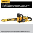DEWALT FLEXVOLT 60V MAX 18 in. Brushless Cordless Battery Powered Chainsaw Kit with (1) FLEXVOLT 3 Ah Battery & Charger DEWALT FLEXVOLT 60V MAX 18 in. Brushless Cordless Battery Powered Chainsaw Kit with (1) FLEXVOLT 3 Ah Battery & Charger