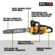 DEWALT FLEXVOLT 60V MAX 20 in. Brushless Electric Cordless Chainsaw Kit and Carry Case with (1) FLEXVOLT 4 Ah Battery & Charger