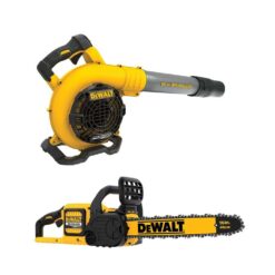 DEWALT FLEXVOLT 60V MAX Cordless Battery Powered 16 in. Chainsaw & Blower Kit with (1) FLEXVOLT 3 Ah Battery & Charger