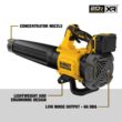 DEWALT 20V MAX 125 MPH 450 CFM Brushless Cordless Battery Powered Handheld Leaf Blower Kit & Cordless Chainsaw (Tool Only)
