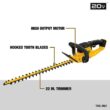 DEWALT 20V MAX 125 MPH 450 CFM Brushless Cordless Battery Powered Handheld Leaf Blower Kit & Cordless Hedge Trimmer (Tool Only)