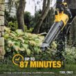 DEWALT 20V MAX 125 MPH 450 CFM Brushless Cordless Battery Powered Handheld Leaf Blower Kit & Cordless Hedge Trimmer (Tool Only)