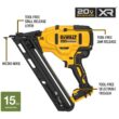 DEWALT DCN650BW15200-2 20V MAX XR 15-Gauge Cordless Angled Finish Nailer (Tool-Only) and 2 in. x 15-Gauge Angled Finish Nails (2500 Piece)