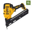 DEWALT DCN650BW15200-2 20V MAX XR 15-Gauge Cordless Angled Finish Nailer (Tool-Only) and 2 in. x 15-Gauge Angled Finish Nails (2500 Piece)