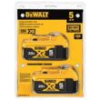 DEWALT DCS335BWCB205-2 20V MAX XR Lithium-Ion Cordless Barrel Grip Jigsaw with (2) 20V MAX XR Premium Lithium-Ion 5.0Ah Battery Packs