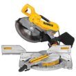 DEWALT DWS716WDWX724 15 Amp Corded 12 in. Compound Double Bevel Miter Saw with 29.8 lbs. Compact Miter Saw Stand with 500 lbs. Capacity