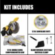 DEWALT DWS716WDWX724 15 Amp Corded 12 in. Compound Double Bevel Miter Saw with 29.8 lbs. Compact Miter Saw Stand with 500 lbs. Capacity