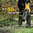 DEWALT 60V MAX 125 MPH 600 CFM Cordless Battery Powered Axial Leaf Blower Kit & 20V MAX Cordless Pole Saw (Tool Only)