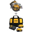 DEWALT DCS573BDCB246CK 20V MAX Cordless Brushless 7-1/4 in. Circular Saw, (1) 20V 6.0Ah and (1) 20V 4.0Ah Batteries, and Charger