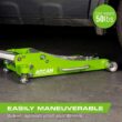 Arcan A20017 2-Ton Lightweight Aluminum Floor and Car Jack with Quick Rise