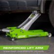 Arcan A20017 2-Ton Lightweight Aluminum Floor and Car Jack with Quick Rise