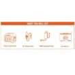 Jackery HTE042-550 1600-Watt Quiet Portable Gasoline Powered Inverter Generator Remote Start with CO Alert Shut Off