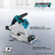 Makita XPS01Z 18V X2 LXT Lithium-Ion (36V) Brushless Cordless 6-1/2 in. Plunge Circular Saw (Tool Only) with 55T Carbide Blade