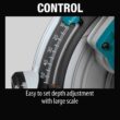 Makita XPS01Z 18V X2 LXT Lithium-Ion (36V) Brushless Cordless 6-1/2 in. Plunge Circular Saw (Tool Only) with 55T Carbide Blade