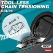 Makita GCU06T1 XGT 18 in. 40V max Brushless Electric Cordless Battery Chainsaw Kit (5.0Ah)