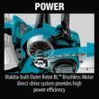Makita XCU04PT1 LXT 16 in. 18V X2 (36V) Lithium-Ion Brushless Battery Chain Saw Kit with 4 Batteries (5.0 Ah)
