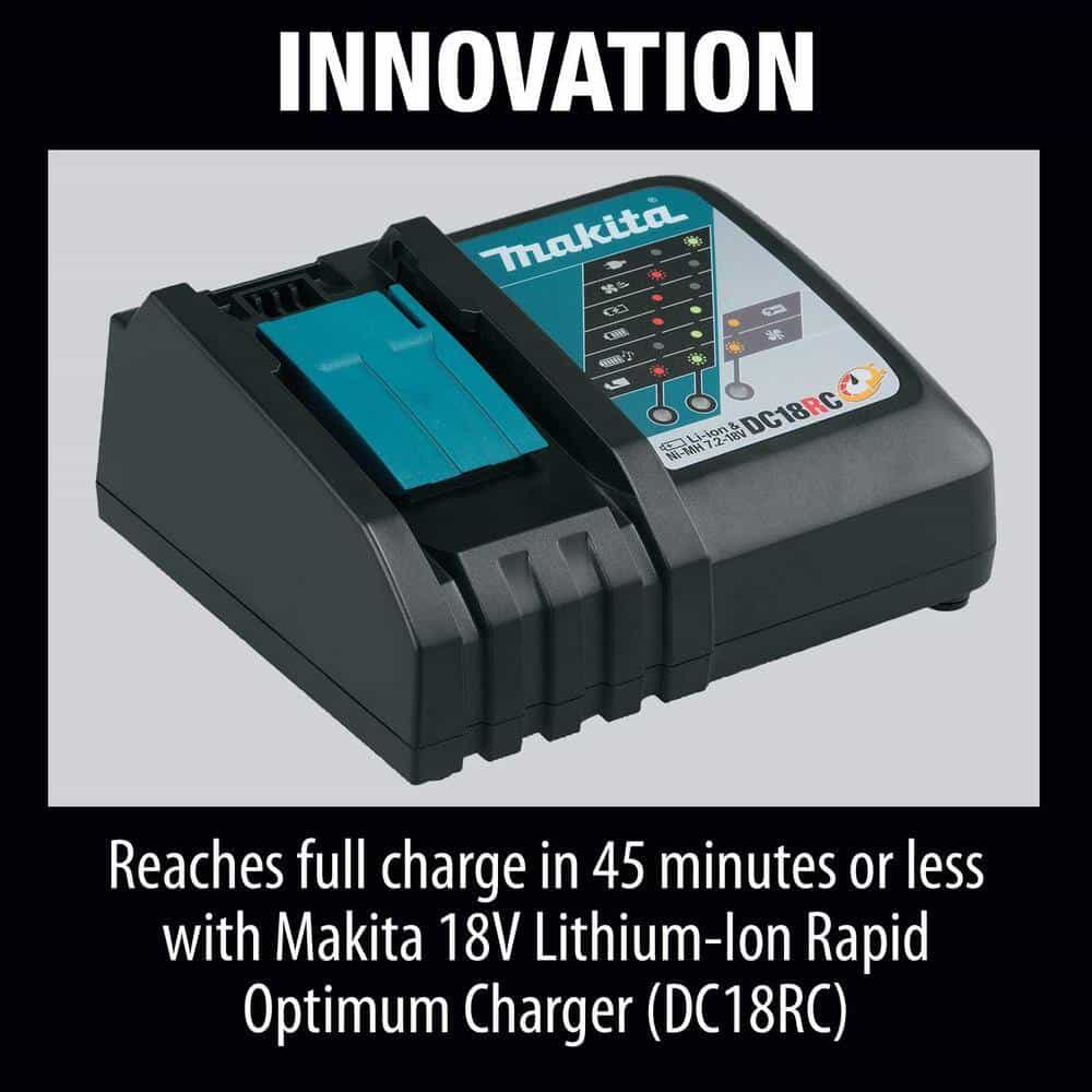 Makita BL1850BDC2XSS02 18V LXT Lithium-Ion Battery and Rapid Optimum Charger Starter Pack (5.0Ah) with bonus 18V LXT 6-1/2 in. Circular Saw Makita BL1850BDC2XSS02 18V LXT Lithium-Ion Battery and Rapid Optimum Charger Starter Pack (5.0Ah) with bonus 18V LXT 6-1/2 in. Circular Saw - Image 10