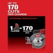 Milwaukee 2530-20-48-59-2452S M12 FUEL 12V Lithium-Ion 5-3/8 in. Cordless Circular Saw with High Output 5.0 Ah and 2.5 Ah Batteries and Charger