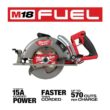 Milwaukee 2830-20-2821-20 M18 FUEL 18V Lithium-Ion Cordless 7-1/4 in. Rear Handle Circular Saw with M18 FUEL SAWZALL Reciprocating Saw