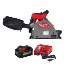 Milwaukee 2831-20-48-59-1880 M18 FUEL 18V Lithium-Ion Cordless Brushless 6-1/2 in. Plunge Cut Track Saw w/8.0Ah Battery and Charger